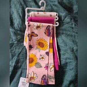 NWT The Childrens Place Leggins Setbof 3 Beautiful Print Sz 3T